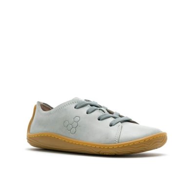 Vivobarefoot Kids' Addis School Shoes - Grey USA [KVO109827]